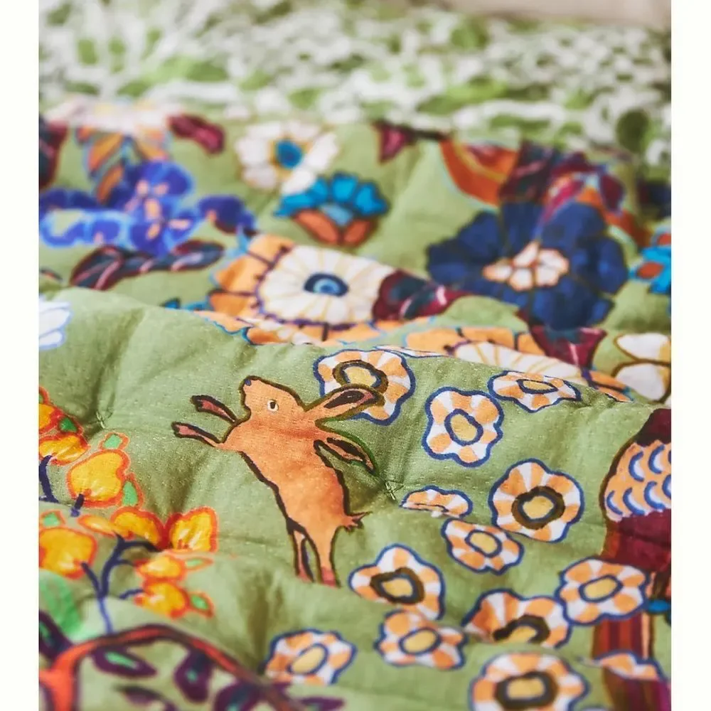 Anthropologie Averill Organic Cotton Quilt King size